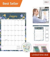 2026 Wall Calendar - Extra-Thick Paper, Colorful Design  Long-Term Planning