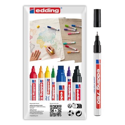 Edding 780 Paint Marker Pen Bullet Tip 0.8mm - Waterproof