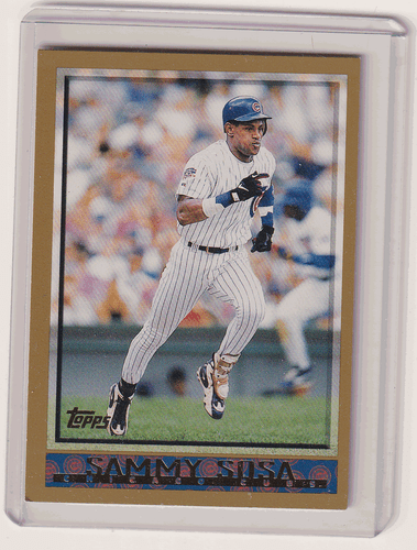 Topps 1998 cromo #307 Sammy Sosa Chicago Cubs - Imagen 1 de 2
