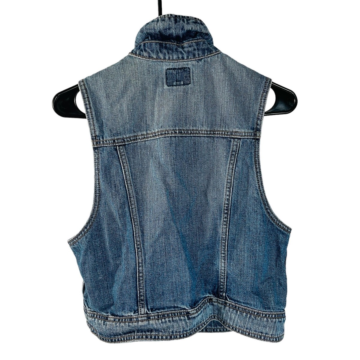 AMERI VEST LAYERED DENIM JACKET Ameri VINTAGE VEST LAYERED DENIM