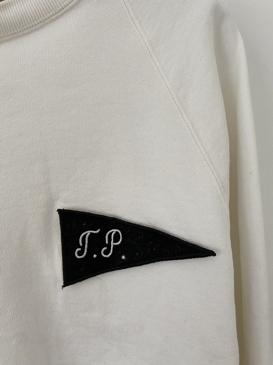 GOSHA RUBCHINSKIY ROWA PY64NHCKNN White Sweatshirt Patch Sz