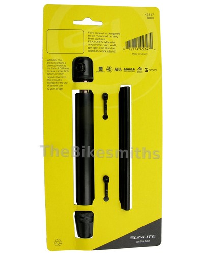 4 Pak Sunlite Bike Block QR 100 Fork Mount Pickup Truck Bed Rack Carrier Holder - Picture 3 of 3