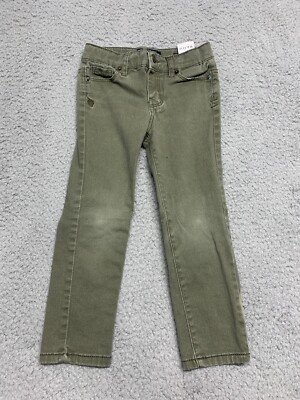 Lucky Brand Youth Kids Size 4T Olive Green Zoe Jegging Skinny