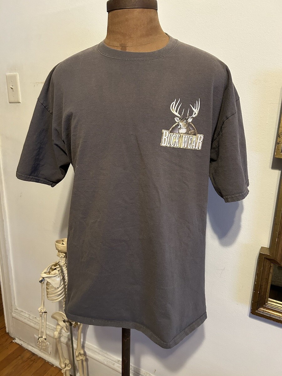 Buck Wear …i Believe I'll Go Hunting T Shirt Adult XL Outdoors Woods | eBay