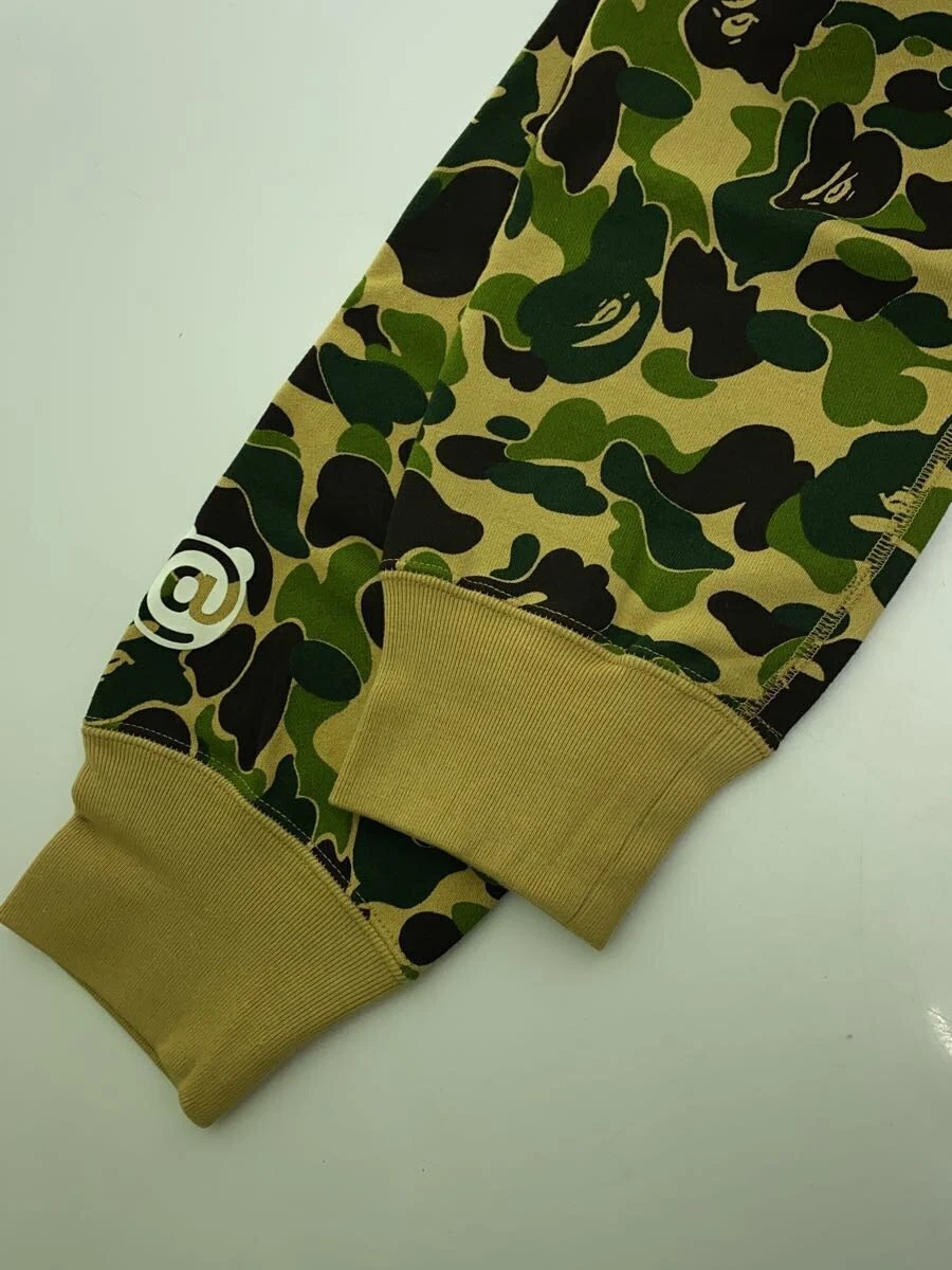 A BATHING APE (BAPE) Felpa con cappuccio full zip A BATHING APE BE@RBRICK Taglia XL Cotone GRN Camouflage Shark usata