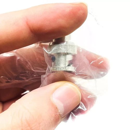 2 pcs Amphenol UG-306A/U BNC Plug to BNC Jack Adapter 50 Ohm Right Angle - Picture 8 of 10