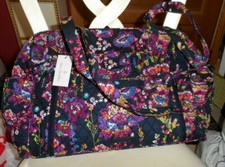 Vera Bradley baby bag in Midnight Wildflowers