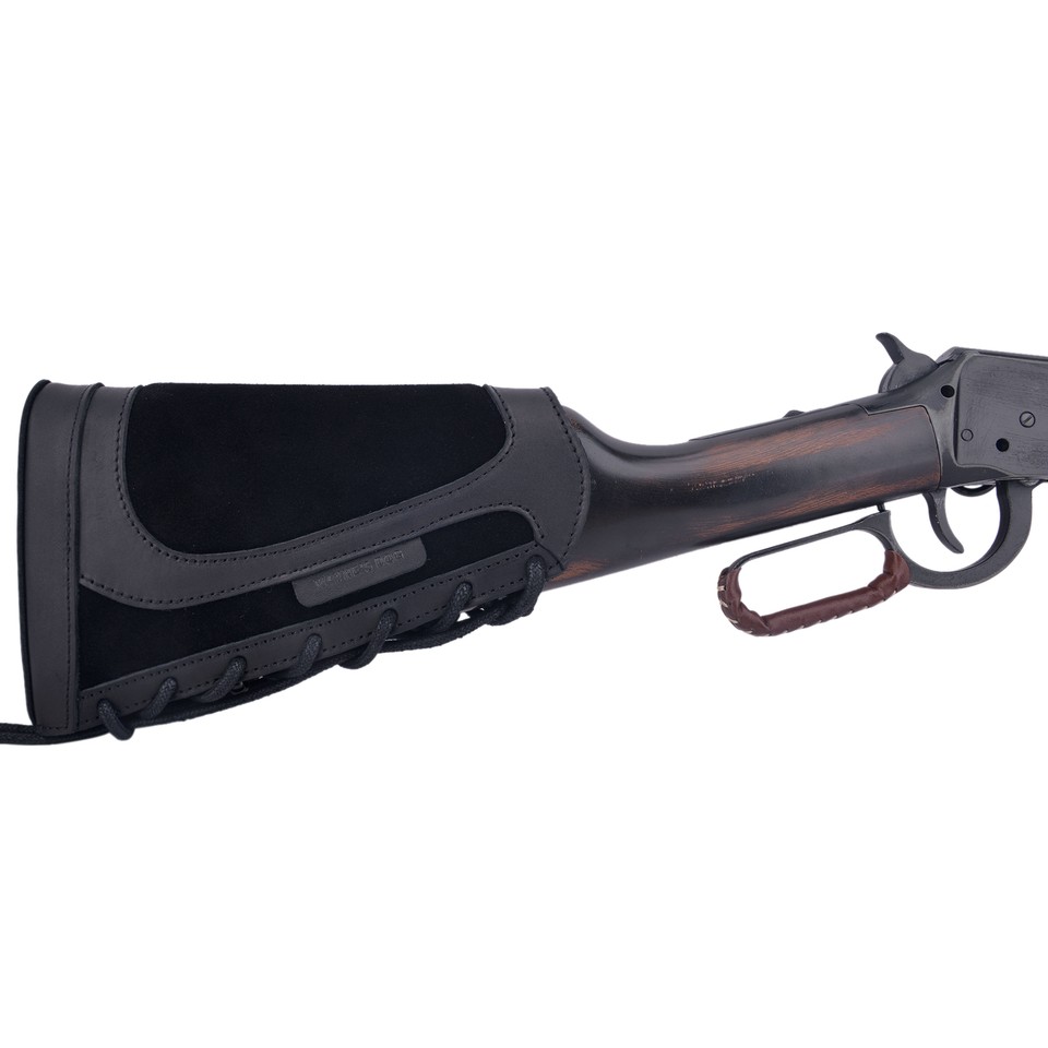 HeavyDuty Leather Gun Recoil Pad Butt Stock Cover For Ambidextrous
