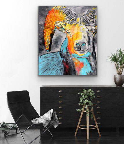 ARTIST ORIGINAL 100cm x 120cm Abstrakt Gemälde Modern XXL Bilder - Exklusive-ART - 第 8/9 張圖片