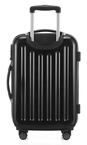 Alex Handgepäck mit Laptopfach Hartschalen Trolley Roll-Reisekoffer 4 Doppel-... - Bild 8 von 9