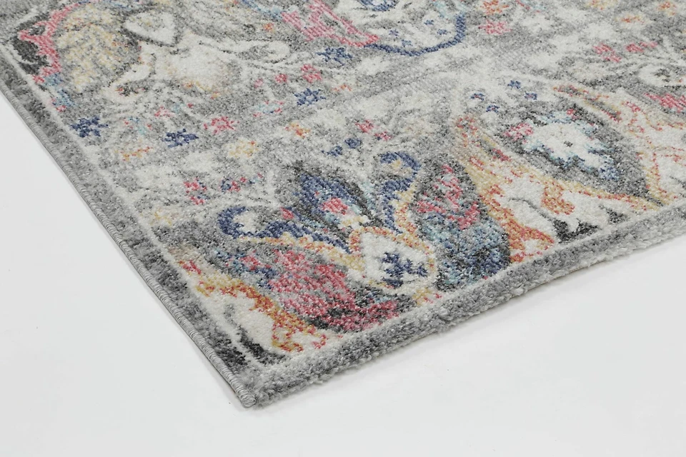 Reigate Colourful Ornate Oriental Transitional Rug 80x300cm **FREE DELIVERY** - Image 4 of 4