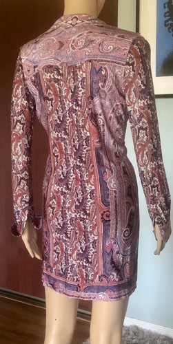 *ISABEL MARANT* Iconic Runway 2013 Milena Pink Paisley Stretchy Tunic Dress - Picture 3 of 9