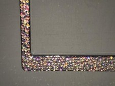 Ab Aurora Borialis Crystal Bling License Plate Frame 100 Swarovski Crystals Ab Aurora Borialis Crystal Bling License Plate Frame 100 Swarovski Crystals
