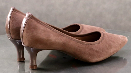 Rockport Total Motion Women's Comfort Pumps Shoes Size 5.5 Suede Brown CH3458 - Picture 8 of 12