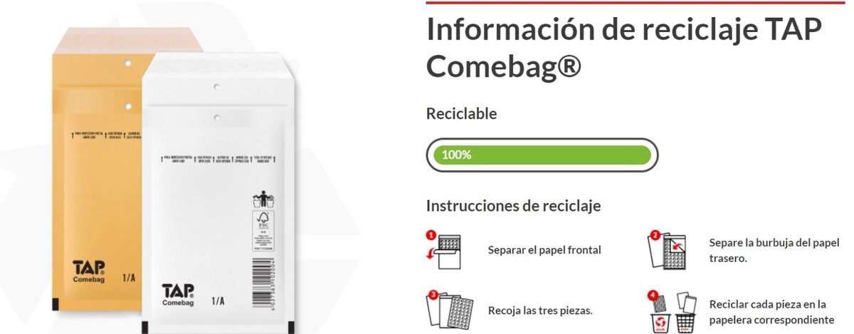 TAP SOBRES BURBUJA TAP ACOLCHADOS EMBALAJES ENVIO BOLSAS ACOLCHADAS