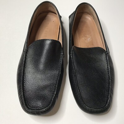 Trenery Mens Black Leather Loafer Slip On Driving Moccasins Size 43| 9.5… Amazon.com | Mens Slip On Loafers Classic Handsewn Genuine  main image 4