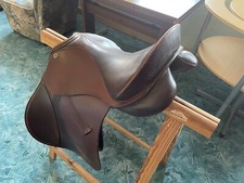 vielseitigkeitssattel/ gebraucht , braun , von sommer, gr.:17,5