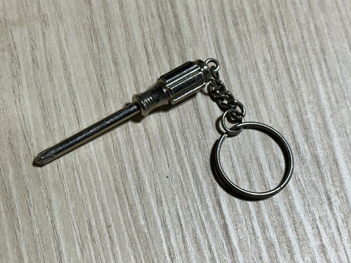 フレンチキーホルダー　philips Philips Screwdriver Keychain Key Chain (2.5” Screw Driver Length