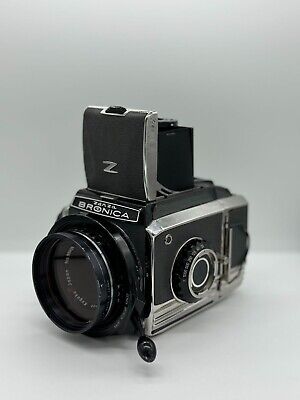 NEAR MINT* ZENZA BRONICA S2 Late Model Black+ Nikkor P 75mm NEAR MINT* ZENZA BRONICA S2 Late Model Black+ Nikkor P 75mm