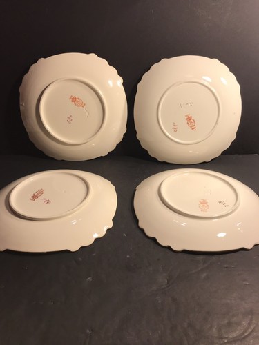 A Set Of 4 Antique Porcelain Plate,Royal Bonn,Art Nouveau/ Germany 1925 - Picture 8 of 12