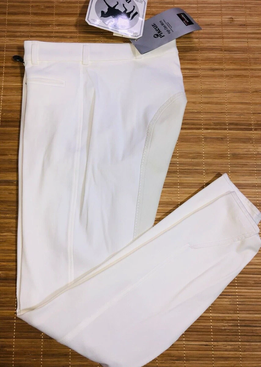 PIKEUR LUGANA Turnierreithose Damen Vollbesatz weiß Gr. 46 edel NEU %%% UVP149€