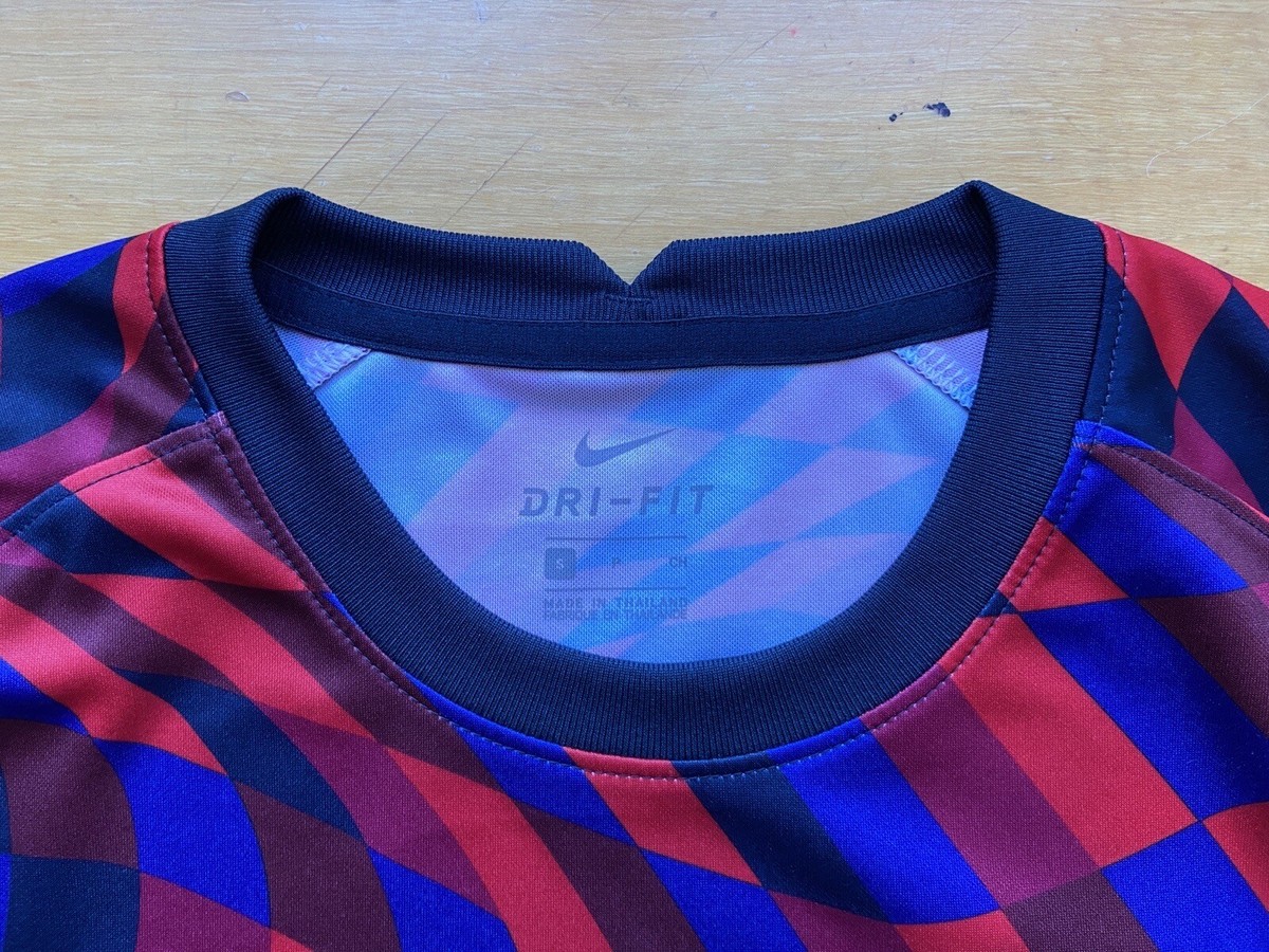 BARCELONA 2020 2021 PRE MATCH TRAINING SHIRT JERSEY NIKE CD5812