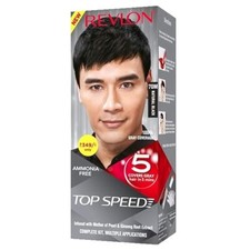 REVLON Top Speed Hair Color Natural Black 70M  Free Shipping