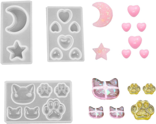Jewelry Casting Molds Silicone Pendant Mold Resin Molds Jewelry Making DIY Craft