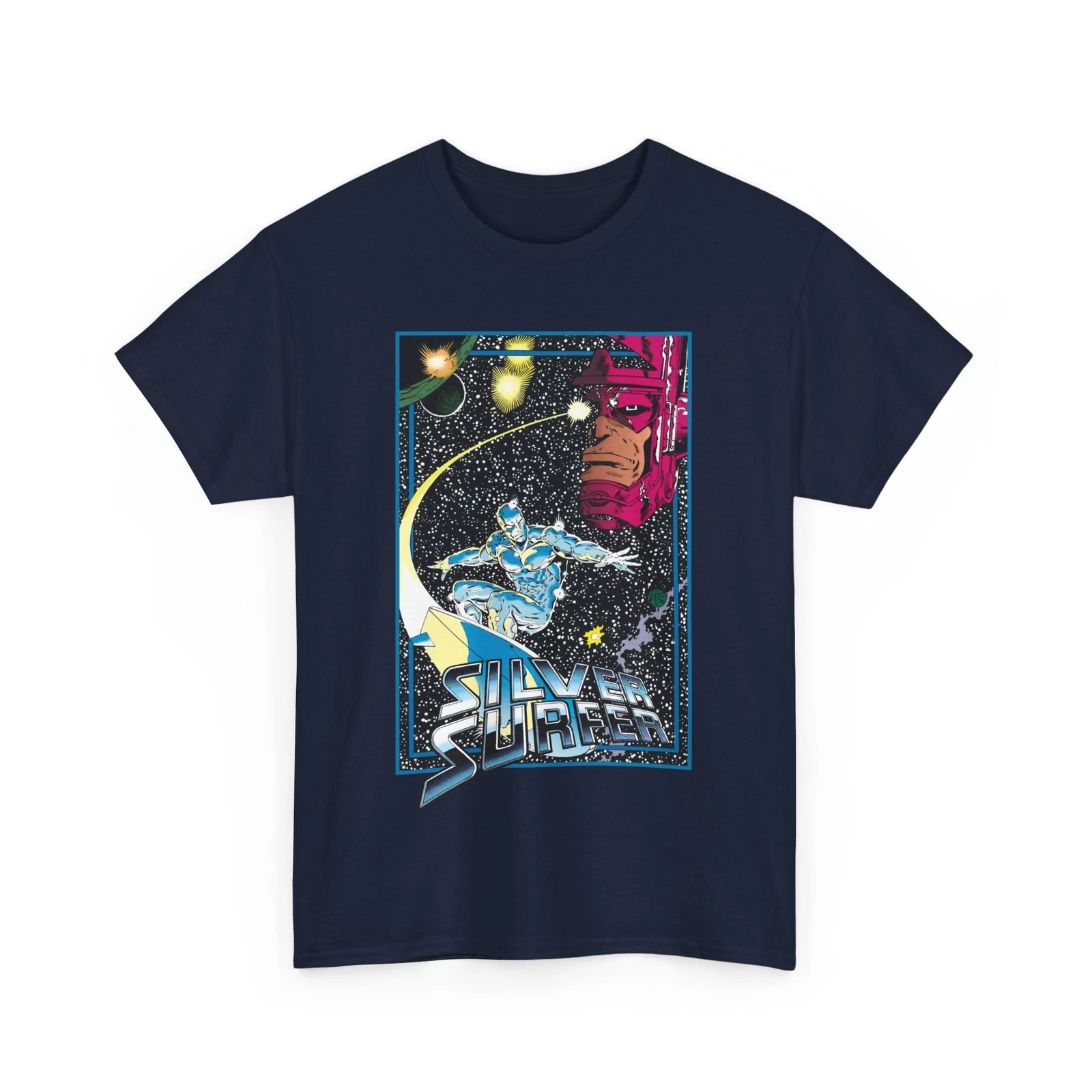 Silver Surfer T-Shirt - Marvel Comics - Ron Lim Art - Galactus - Norrin Radd