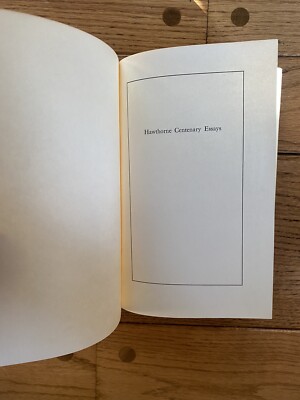 希少　Hawthorne Centenary Essays Hawthorne Centenary Essays/Roy Harvey Pearce/ 1st Edition 1964