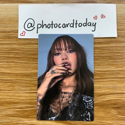 LISA BLACKPINK ALTER EGO CHINA POB PHOTOCARD OFFICIAL NFC BLINK