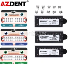 AZDENT Dental Orthodontic MIM Monoblock Brackets Braces Mini Roth MBT 018/ 022