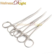 3 PCS Rochester Pean Hemostat Forceps 6.25" Curved Stainless Steel