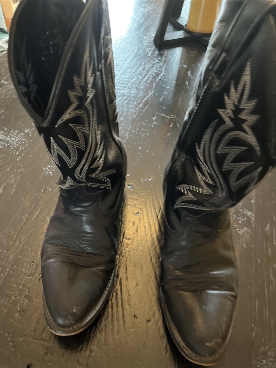 Laredo Mens Sz 8.5D black Boots 4210 | eBay display picture 1