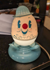 Vintage 1950's Humpty Dumpty Hard Plastic Night Light working 