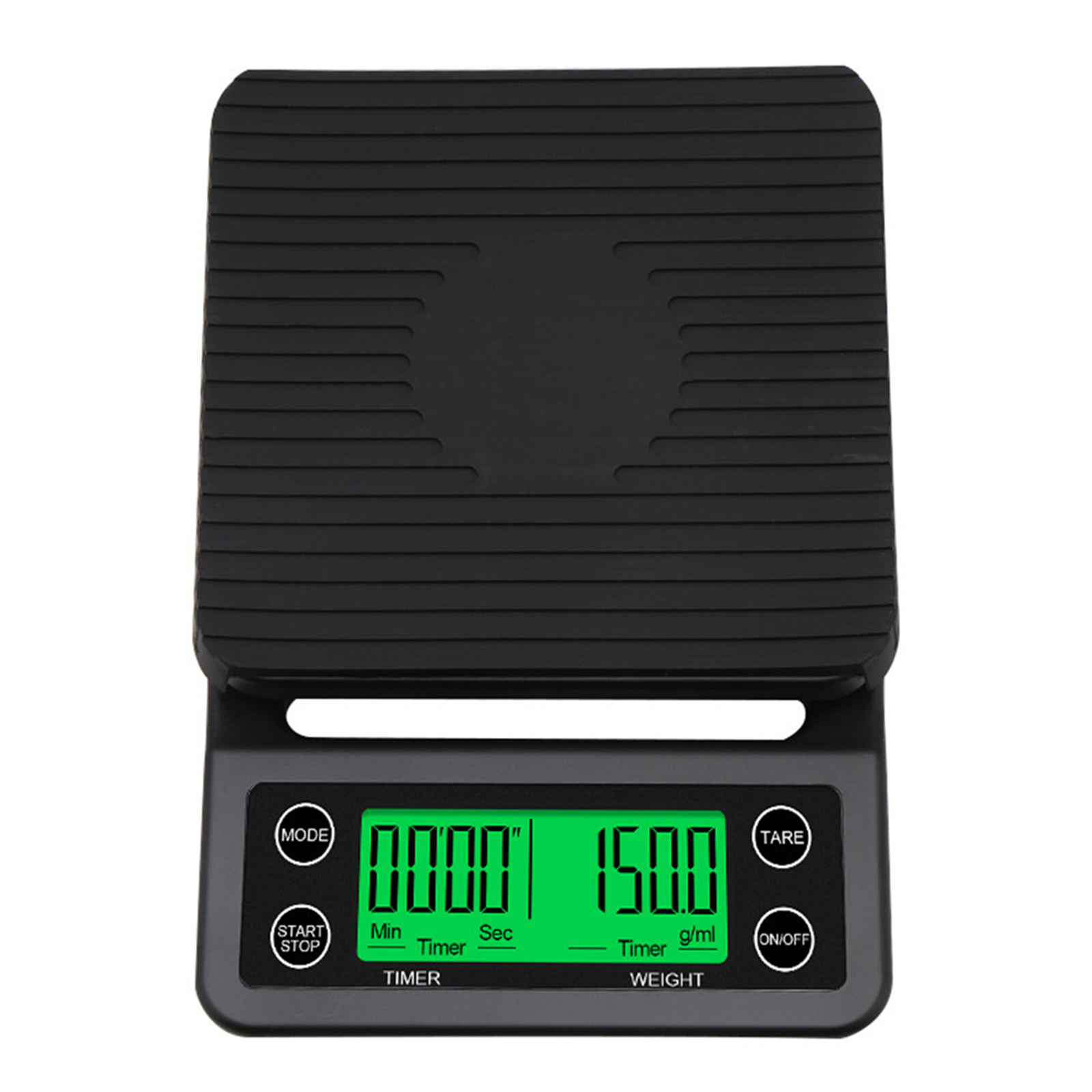 Electronic  Kitchen Scale Coffee Food Weigh Timing Scale 6.6LB 3Kg/0.1g M7Z2-image