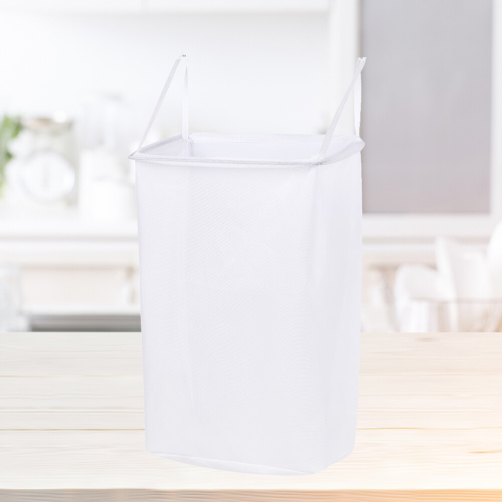 1Pc Household Pasted Wall-mounted Storage Basket Portable Hanging Storage