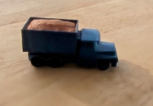 Vintage 1960s Husky Red Guy Warrior Coal Dump Truck Made In Great Britian Toy - Bild 2 von 3