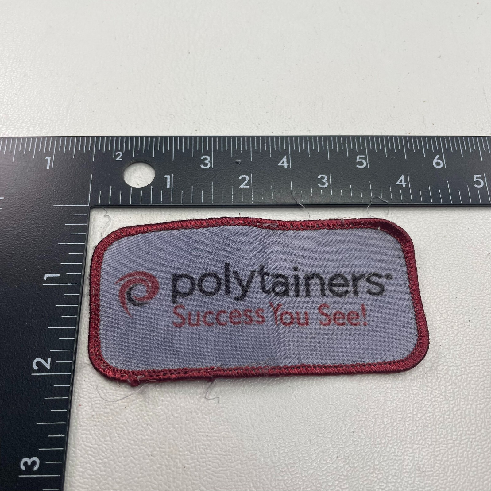 VTG WELL-USED POLYTAINERS Patch "Success You Can See" (Packaging Solutions) 81D2