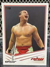 2013 Topps WWE Epico Colon Wrestling Card #13 RAW ROH PWG MLW GCW TNA The Colons