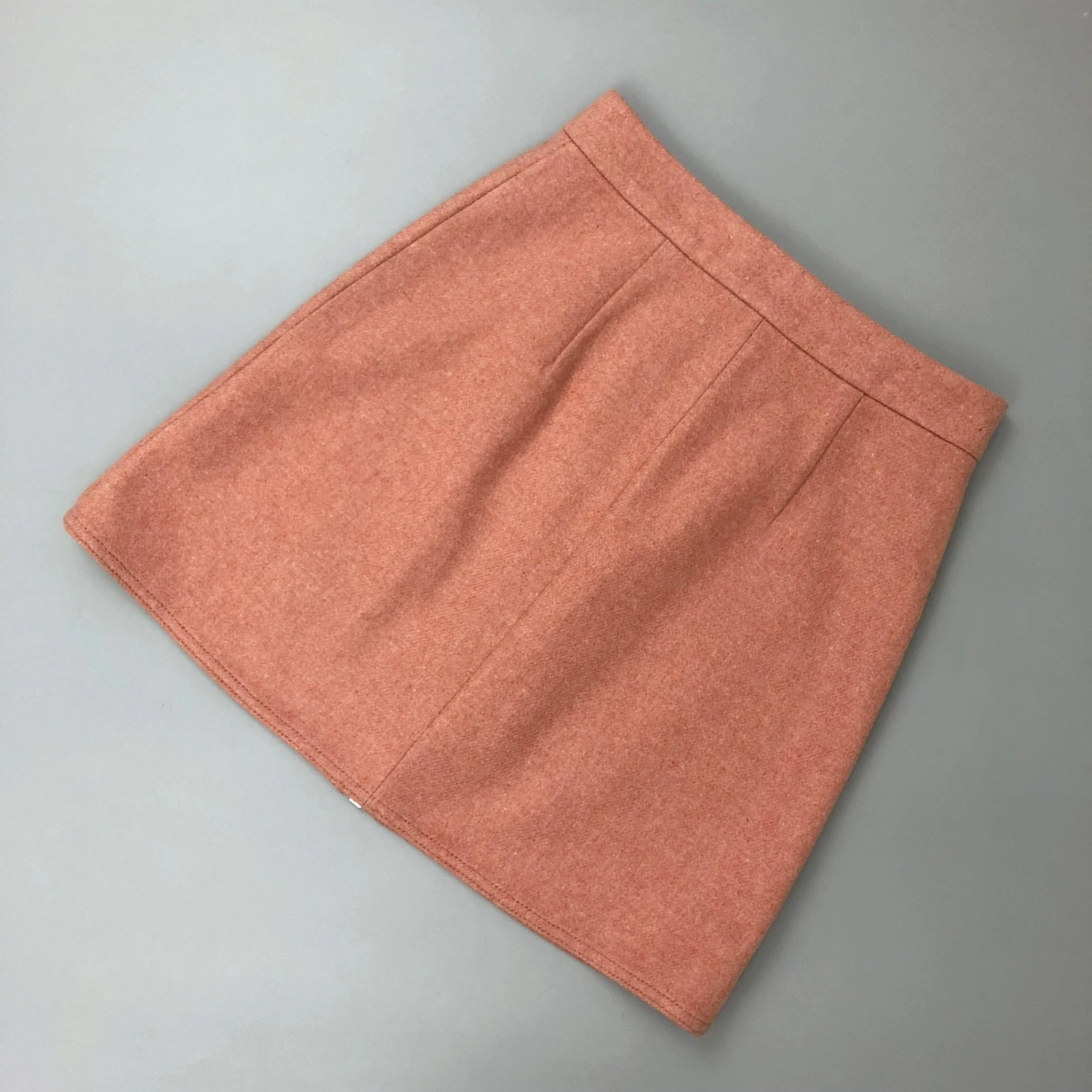 Minigonna originale Acne Studios Prisca rosa melange lana a A line taglia 34 XS US2