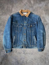 70s Lee Storm Rider Blanket Lined Denim Jacket L Vintage Outerwear