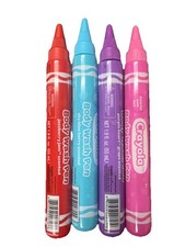 Crayola Body Wash Pens Fruit Scented Coloring Bath Fun Set of 4 Pens 1.9 Oz Each