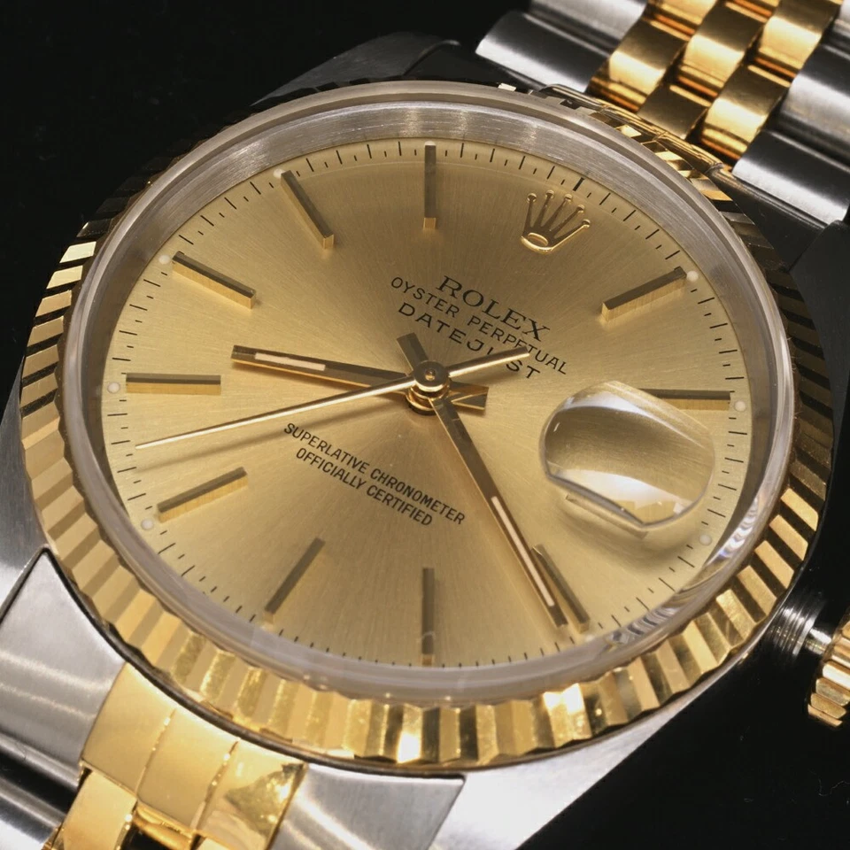 Reloj Hombre Rolex Datejust 16233 Serie X de Japón G1014 Foto 2 de 4