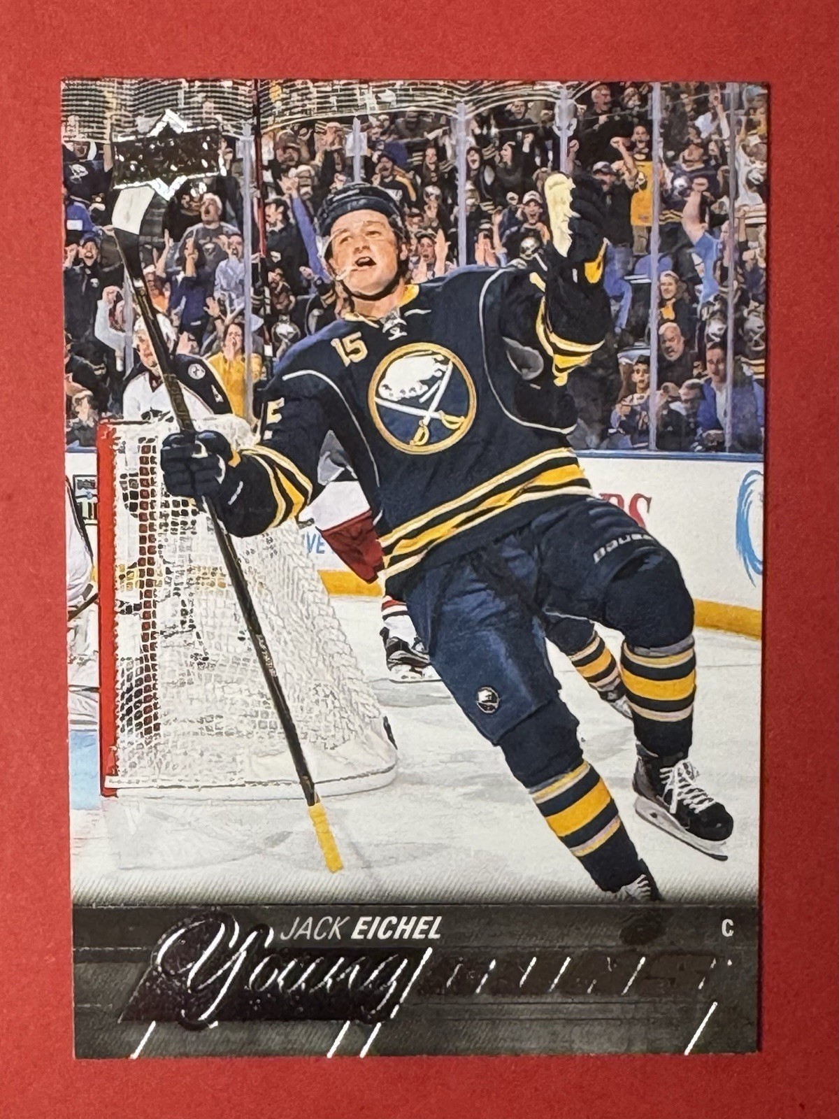 2015-16 UPPER DECK YOUNG GUNS ROOKIE JACK EICHEL SABRES #451 RC