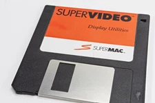 SuperMac SuperVideo Display Utilities Software Disk – 1993 Software