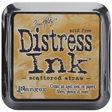 Tim Holtz Distress Ink Pad-Scattered Straw - 3 Pack