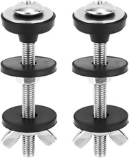 Stainless Steel Toilet Tank Bolts Kit - 2Pcs Heavy Duty with Washers Nuts