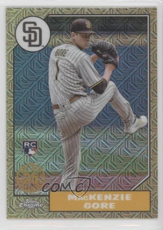 2022 Update 1987 Topps Chrome Silver Pack Series Mojo Mackenzie Gore #T87C-2 ut4