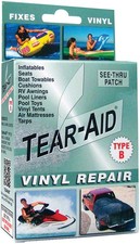 Tear-Aid Type B Vinyl Patch Kit for Tubes Repairs - Flexible, UV-Resistant,